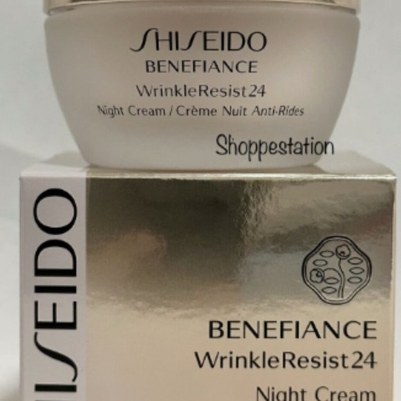 Shiseido Benefiance WrinkleResist24 Night Cream Full Size 1.7oz /50ml New In Box - Picture 2 of 5